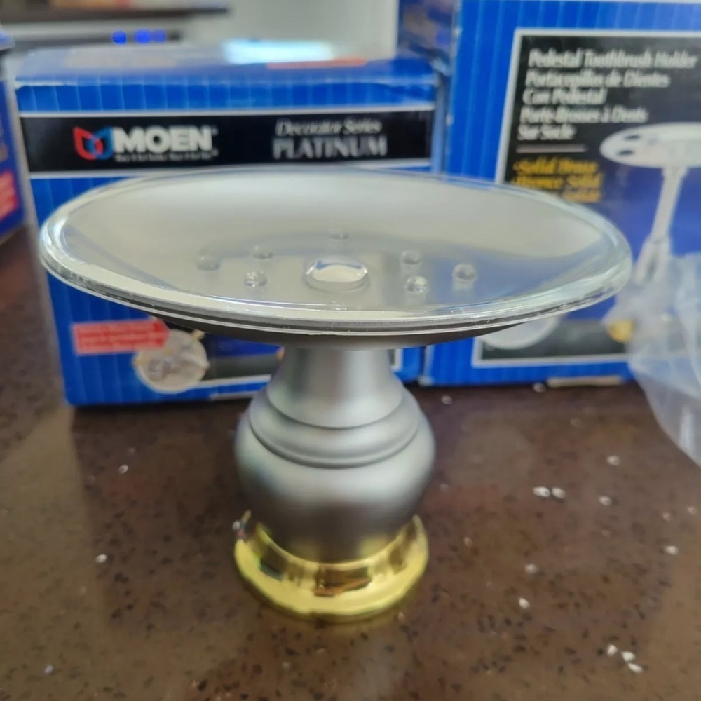 Moen Pedestal Brass Soap Dish